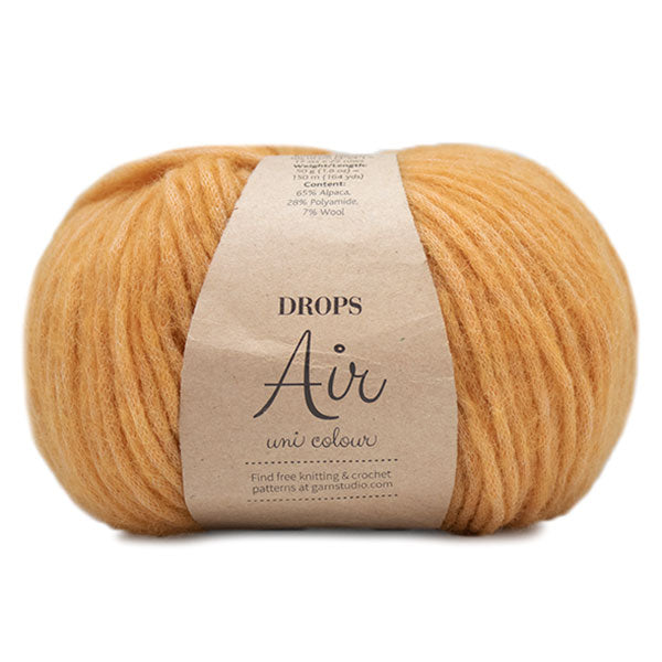 Drops Air Uni Colour 022 Geel