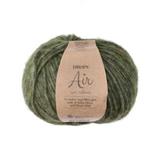 Drops Air Uni Colour 046 Donker Olijf