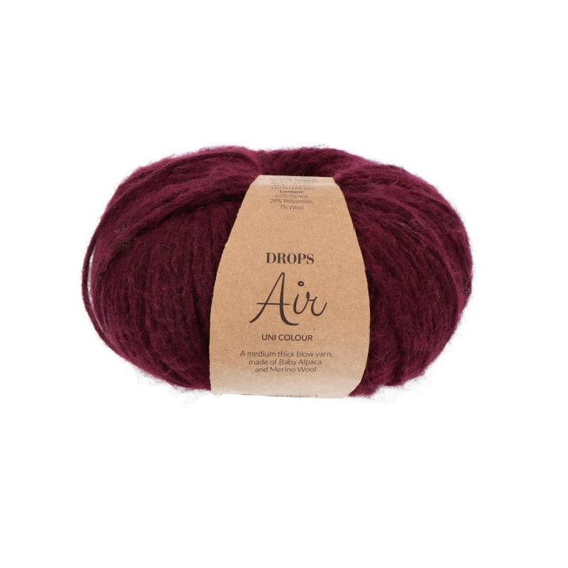 Drops Air Uni Colour 059 Wijnrood