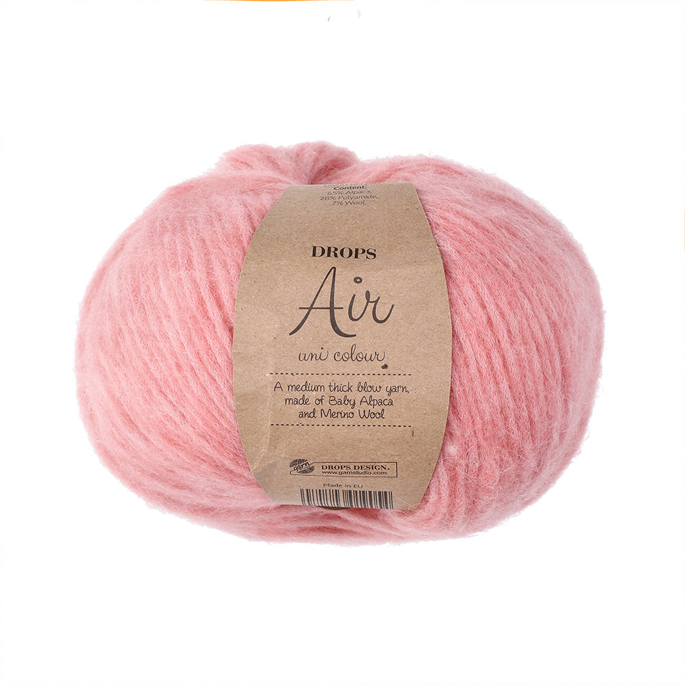 Drops Air Uni Colour 50 Perzikroze