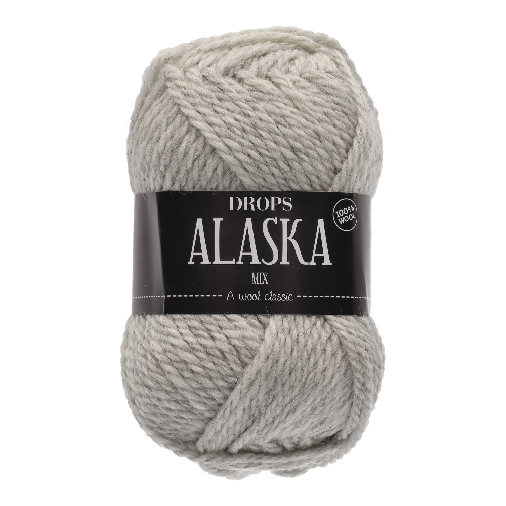 Drops Alaska Mix 063 Parelgrijs