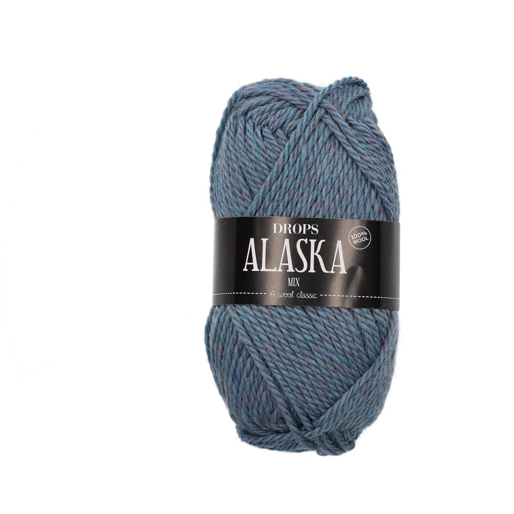 Drops Alaska Mix 072 Pauwblauw