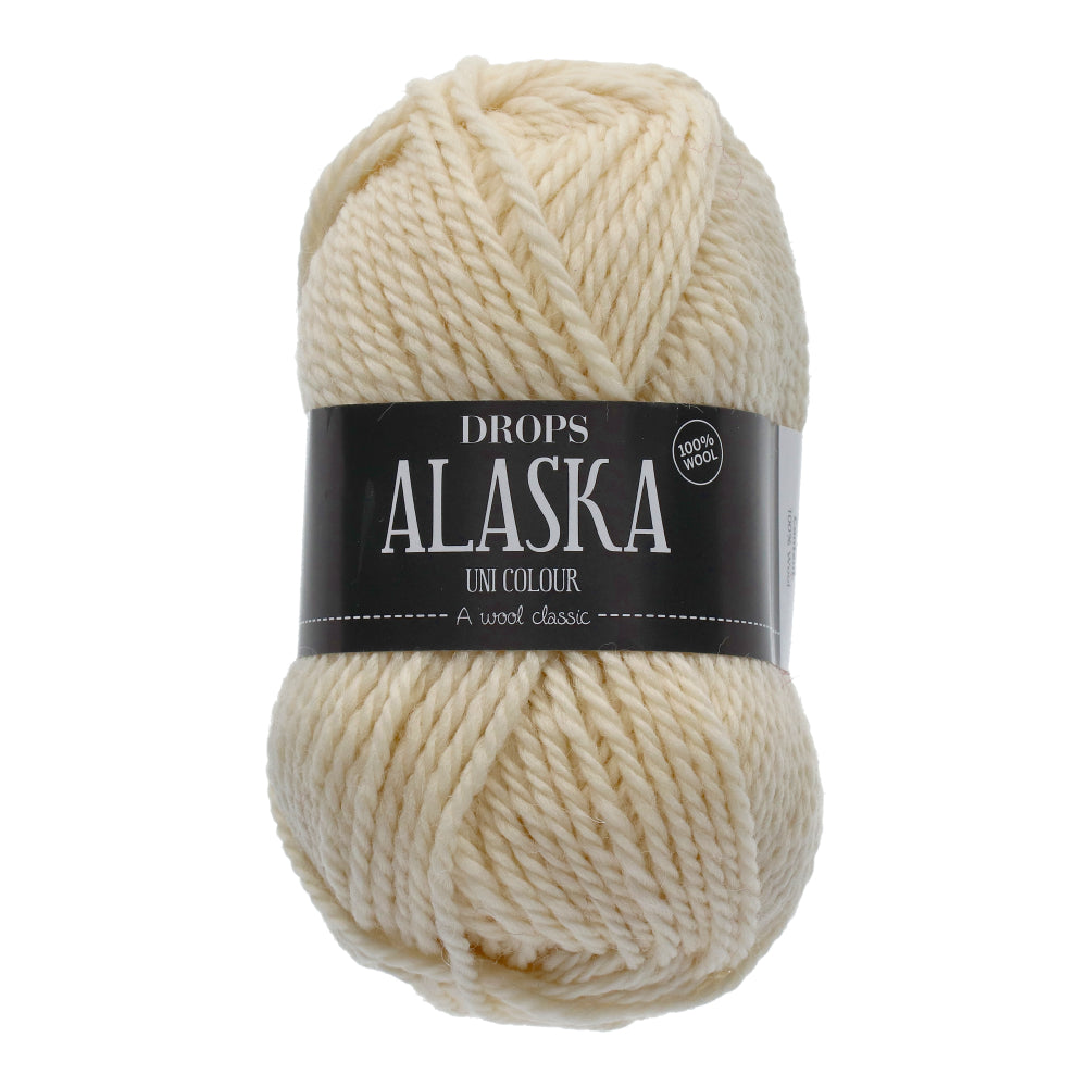 Drops Alaska Uni Colour 002 Naturel
