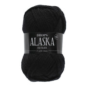 Drops Alaska Uni Colour 006 Zwart