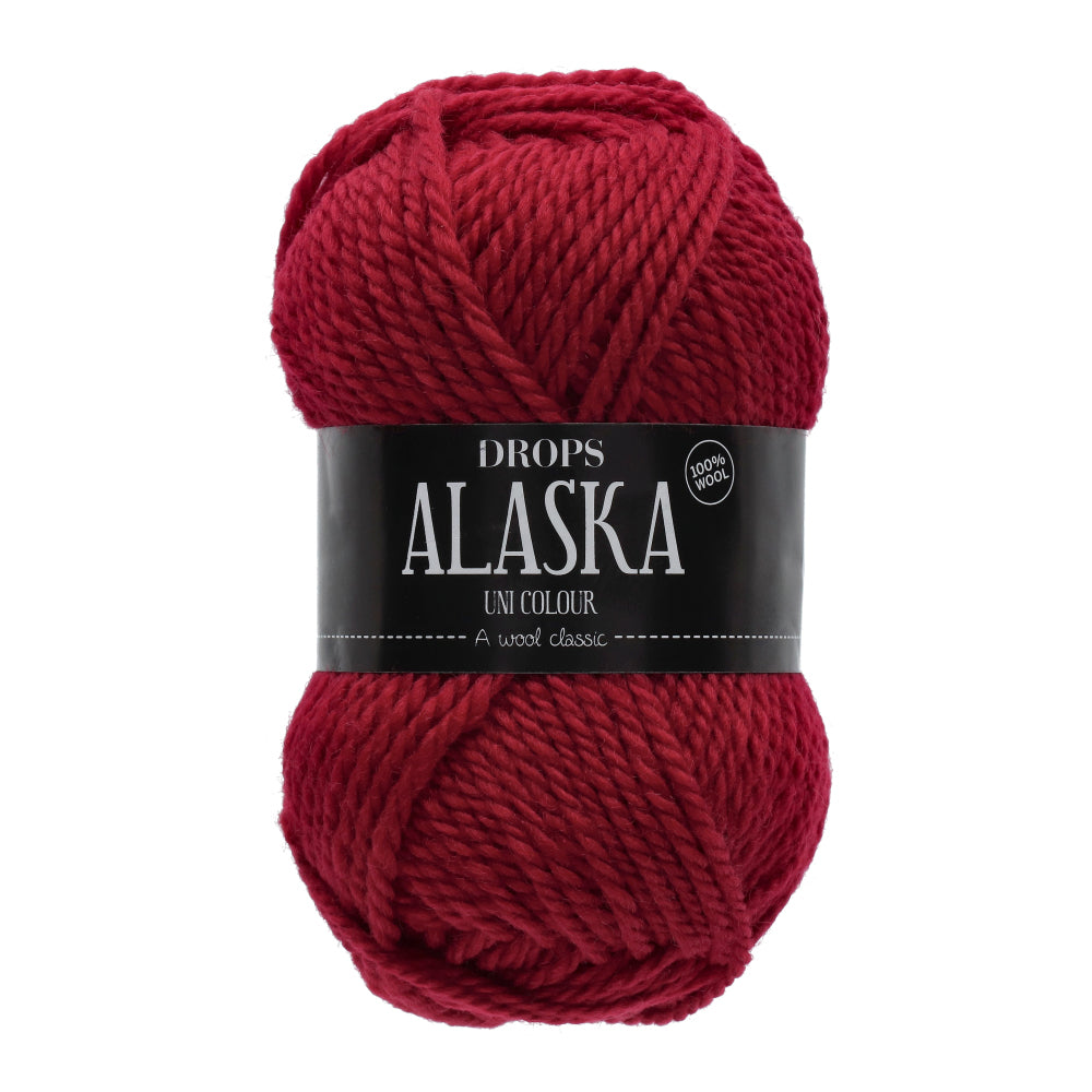 Drops Alaska Uni Colour 011 Wijnrood