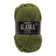 Drops Alaska Uni Colour 045 Licht olijfgroen