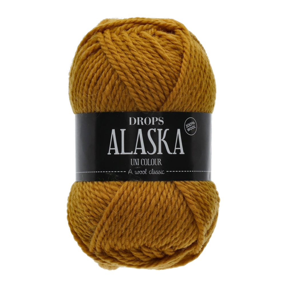 Drops Alaska Uni Colour 058 Mosterd