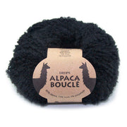 Drops Alpaca Bouclé Uni Colour 8903 Zwart
