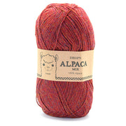 Drops Alpaca Mix 5565 Licht Kastanje Rood