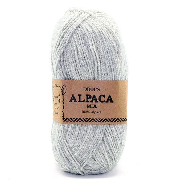 Drops Alpaca Mix 9020 Zeer-Lichtgrijs