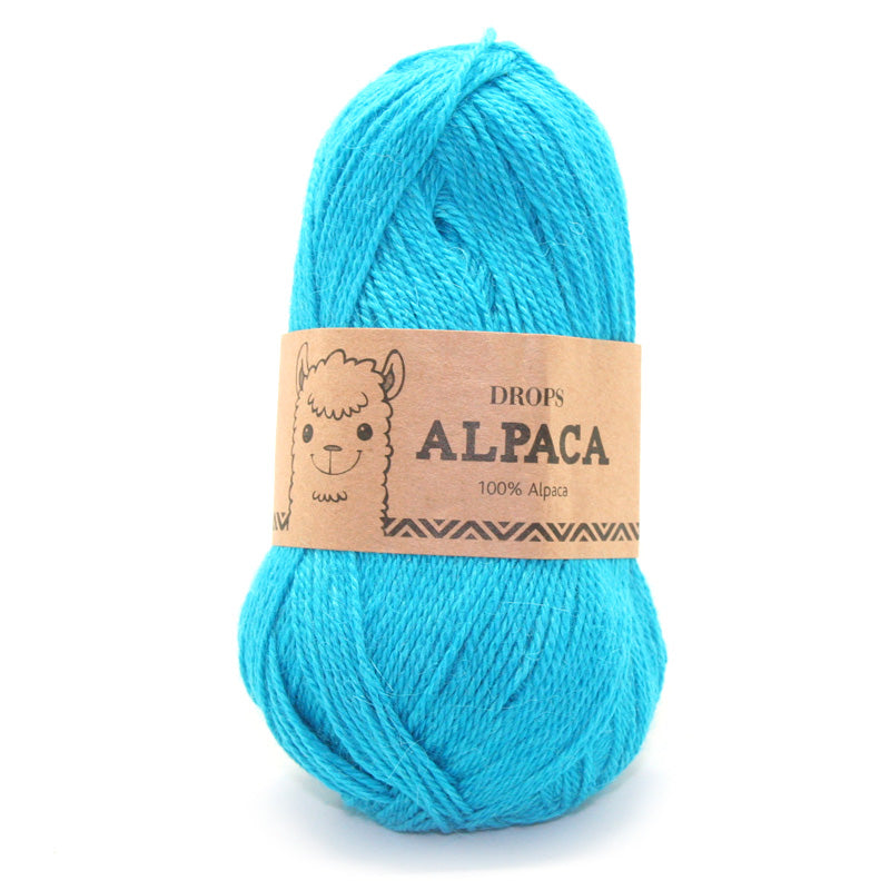 Drops Alpaca Uni Colour 2918 Donkerturkoois
