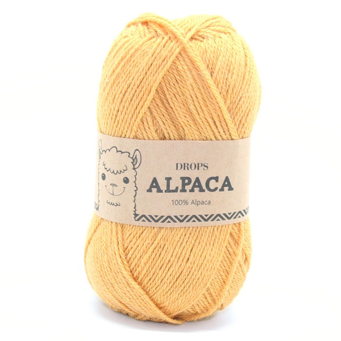 Drops Alpaca Uni Colour 2923 Oker