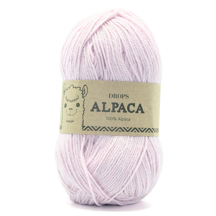 Drops Alpaca Uni Colour 3112 Zacht Roze