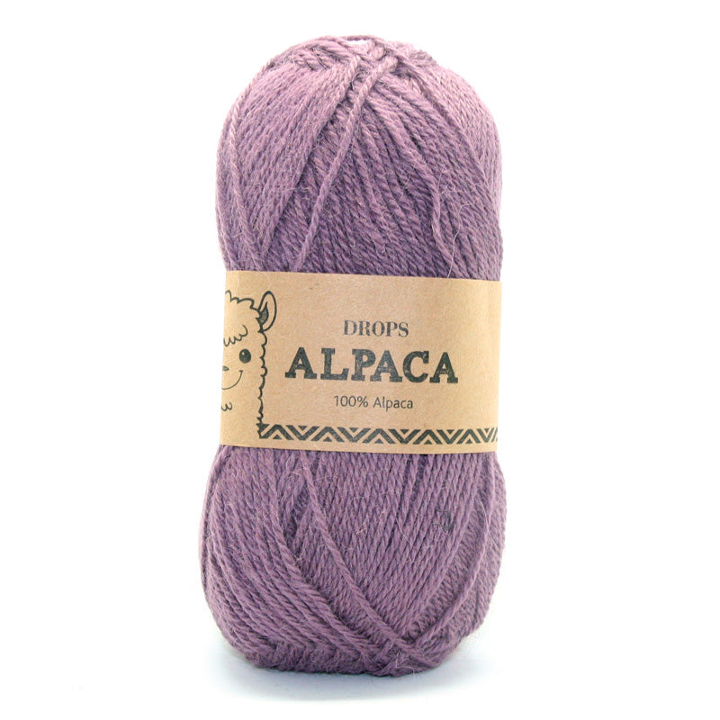 Drops Alpaca Uni Colour 3800 Mauve