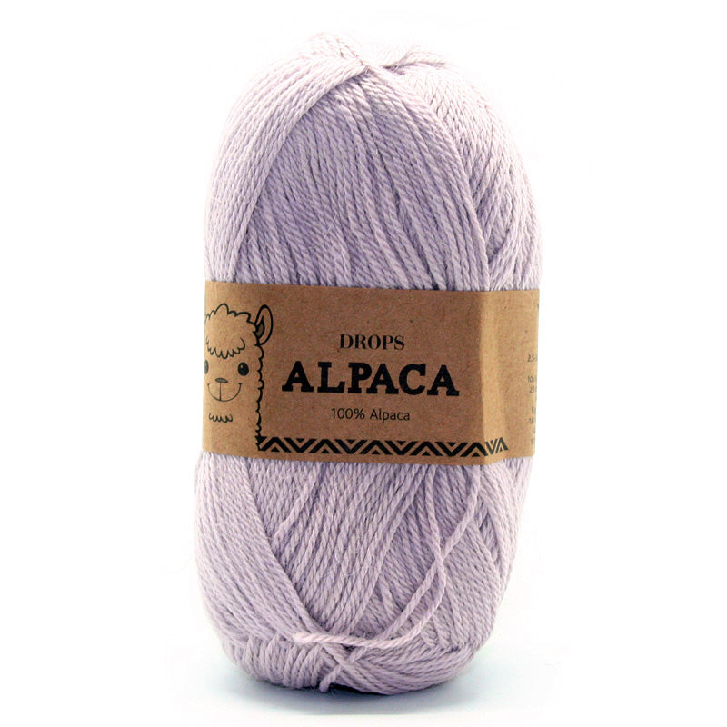Drops Alpaca Uni Colour 4010 Licht Lavendel