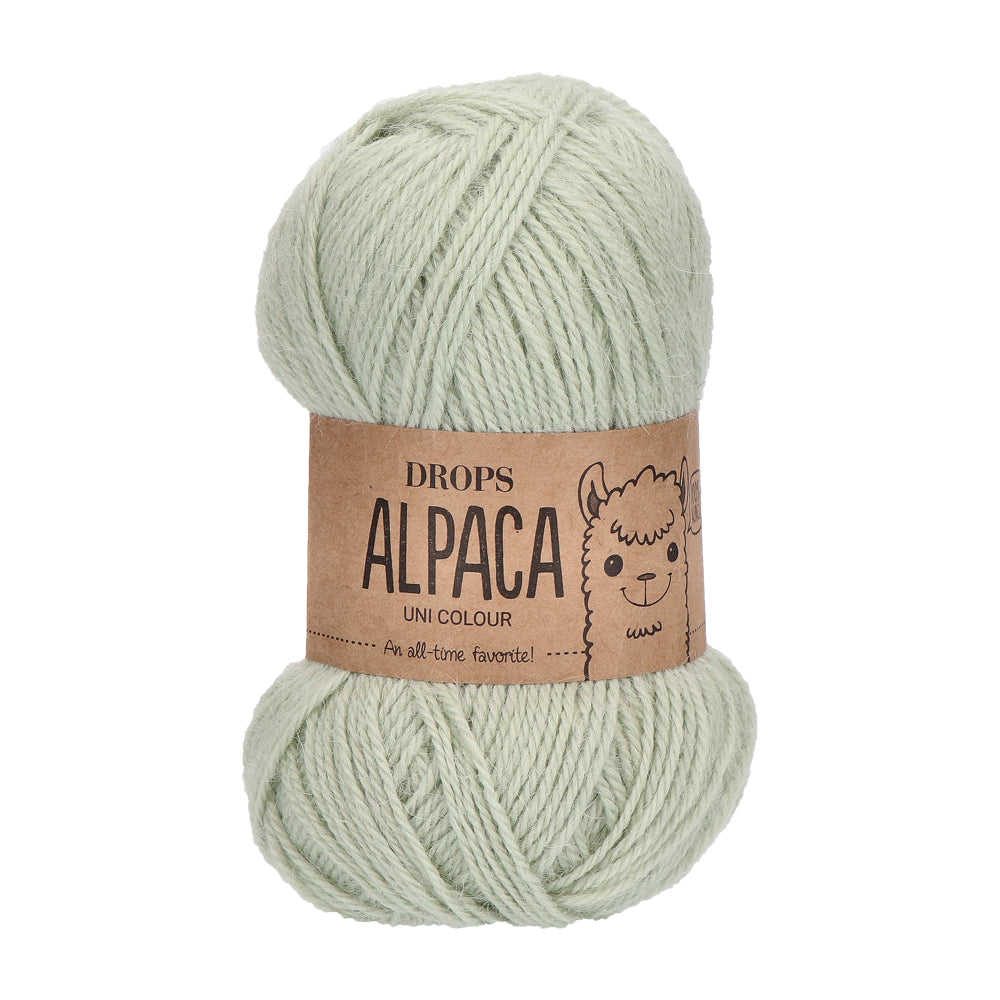 Drops Alpaca Uni Colour 9030 Pistache Ijs