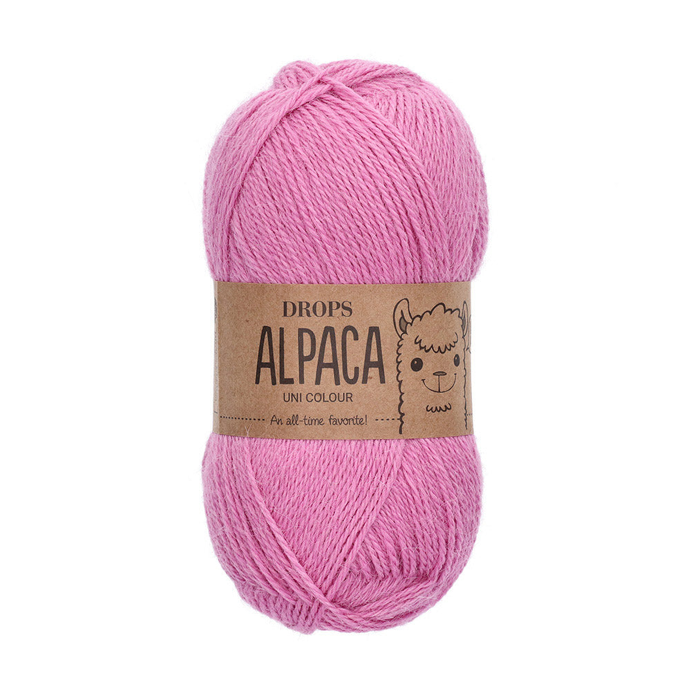 Drops Alpaca Uni Colour 9034 Rozenblad