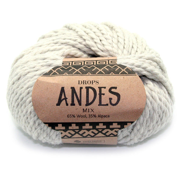 Drops Andes Mix 9020 Lichtgrijs