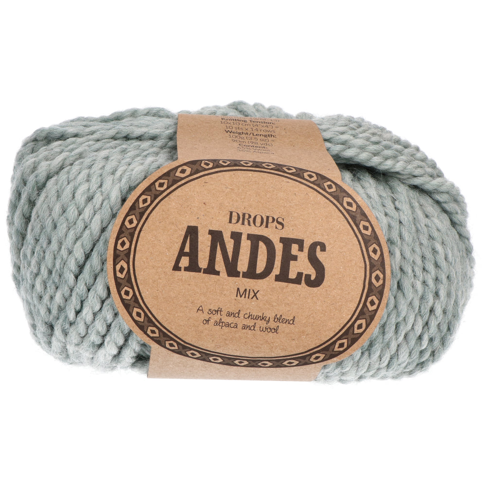 Drops Andes Mix 9023 Licht Zeegroen