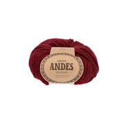 Drops Andes Uni Colour 9030 Bordeaux