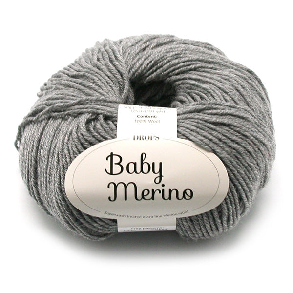Drops Baby Merino Mix 019 Grijs