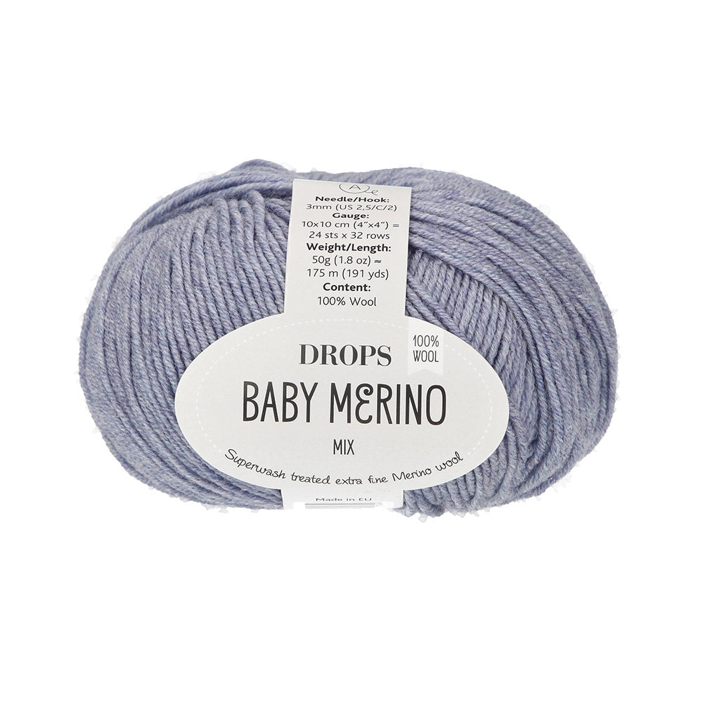 Drops Baby Merino Mix 037 Licht Lavendel