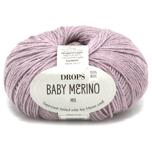 Drops Baby Merino Mix 039 Paarse Orchidee