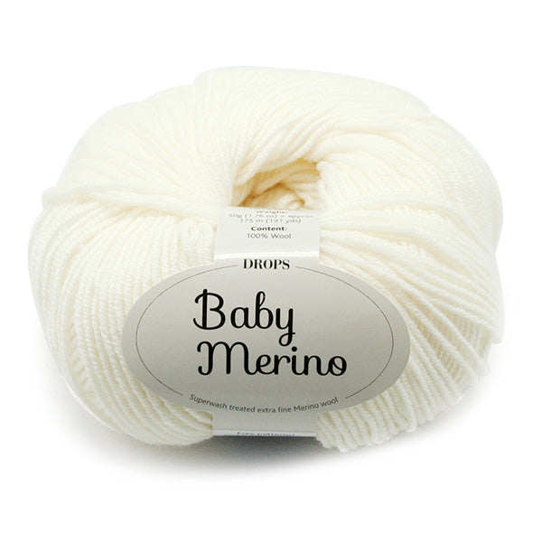 Drops Baby Merino Uni Colour 002 Naturel