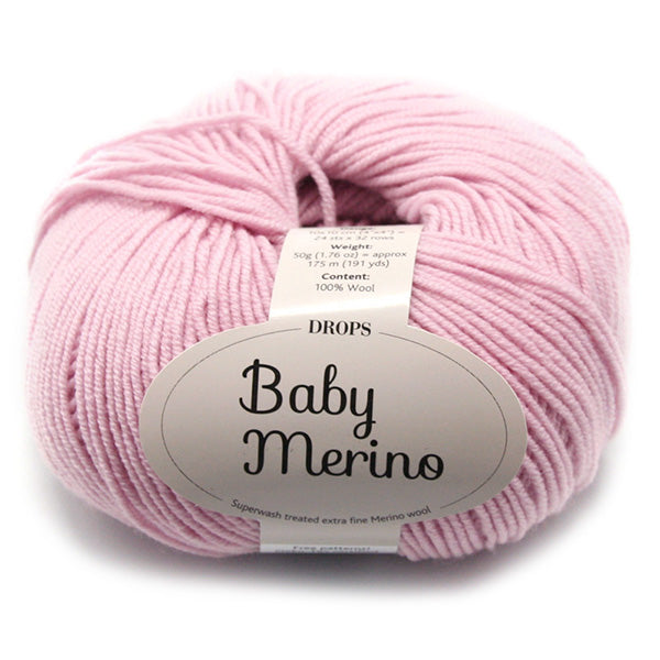 Drops Baby Merino Uni Colour 026 Licht Oudroze