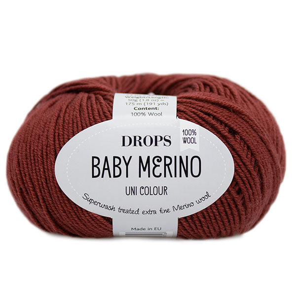Drops Baby Merino Uni Colour 051 Bordeaux