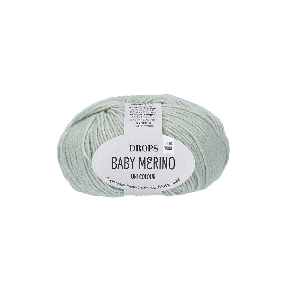 Drops Baby Merino Uni Colour 058 Pistache Ijs