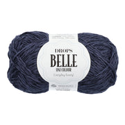 Drops Belle Uni Colour 20 Marineblauw