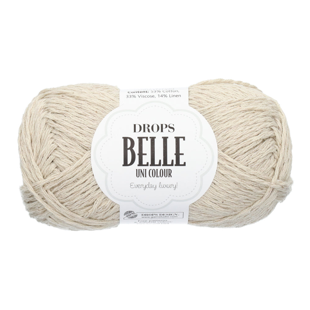 Drops Belle Uni Colour 23 Mint creme