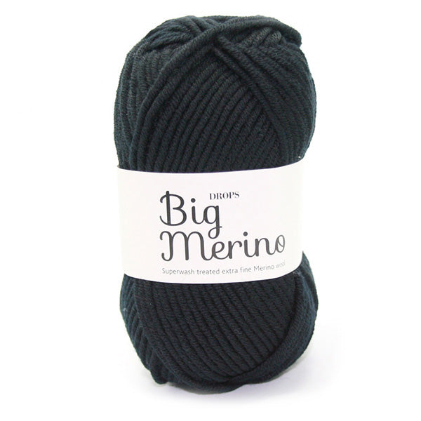 Drops Big Merino Uni Colour 04 Zwart