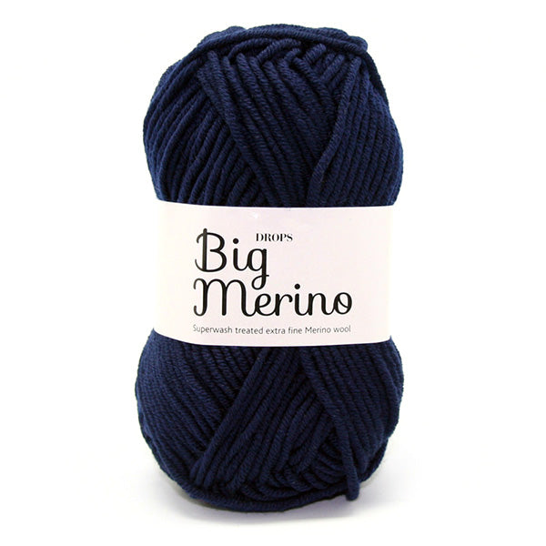 Drops Big Merino Uni Colour 17 Marineblauw