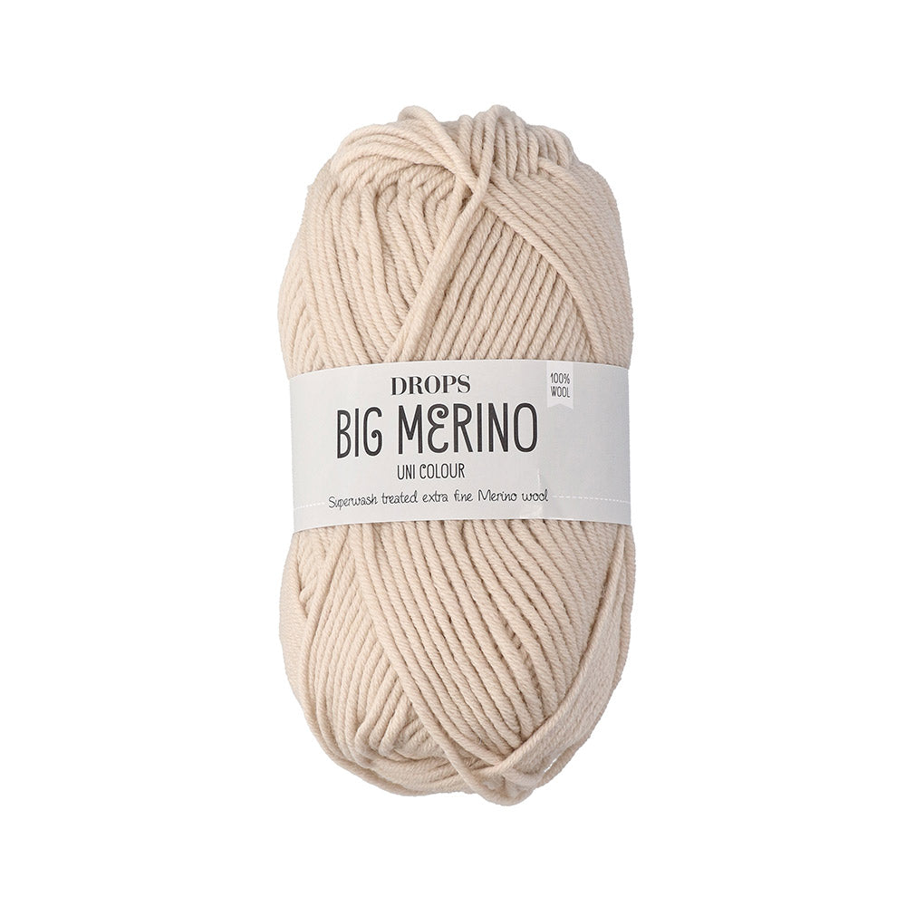 Drops Big Merino Uni Colour 24 Licht Beige