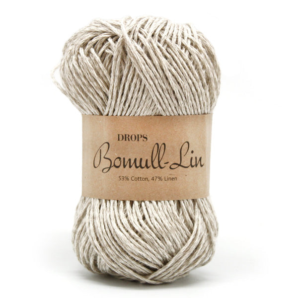 Drops Bomull-Lin Uni Colour 03 Zand