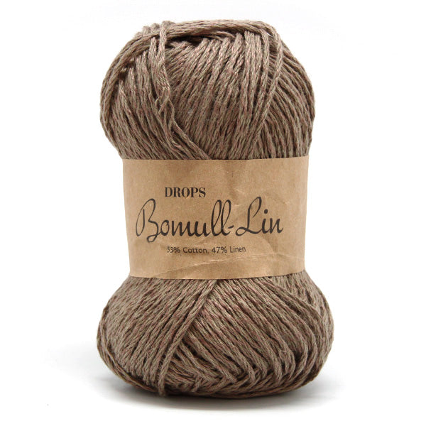 Drops Bomull-Lin Uni Colour 05 Bruin