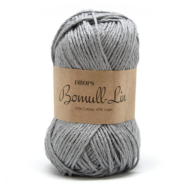 Drops Bomull-Lin Uni Colour 20 Grijsblauw