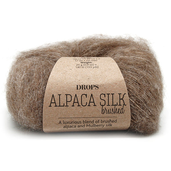 Drops Brushed Alpaca Silk Uni Colour 005 Beige