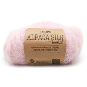 Drops Brushed Alpaca Silk Uni Colour 012 Poederroze
