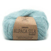 Drops Brushed Alpaca Silk Uni Colour 015 Licht Zeegroen