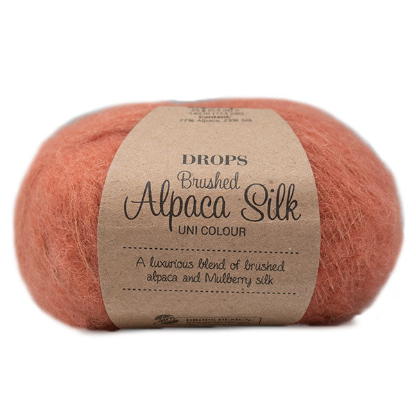 Drops Brushed Alpaca Silk Uni Colour 022 Licht Roest
