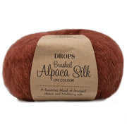 Drops Brushed Alpaca Silk Uni Colour 024 Roest