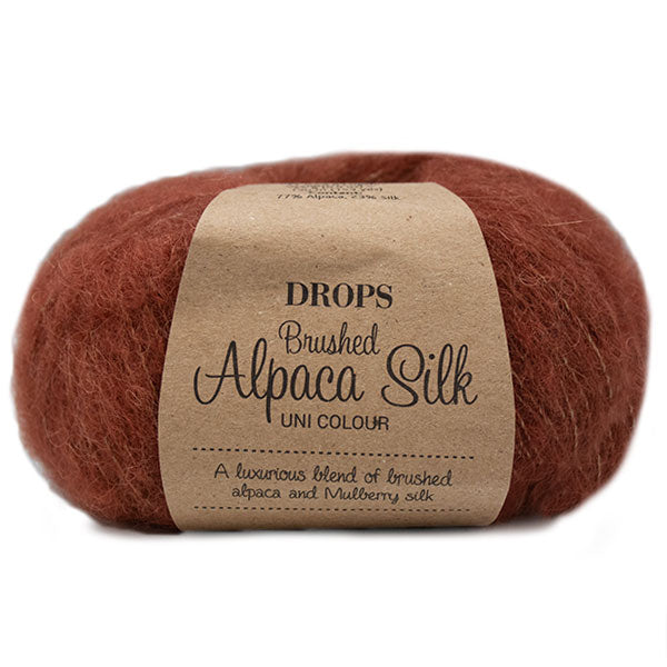 Drops Brushed Alpaca Silk Uni Colour 024 Roest