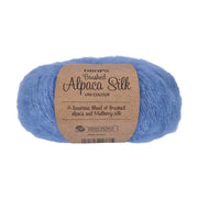 Drops Brushed Alpaca Silk Uni Colour 028 Pacific Blue