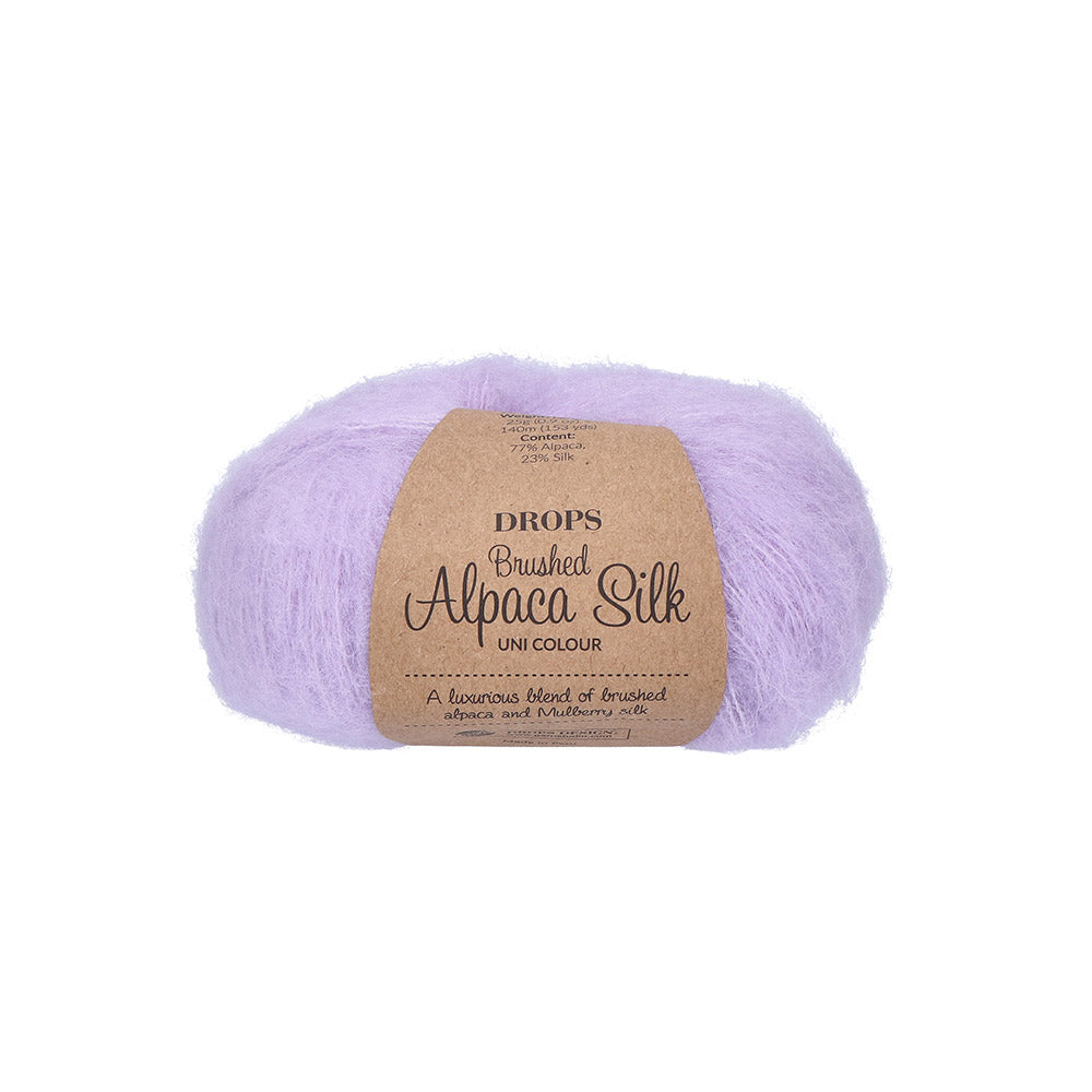 Drops Brushed Alpaca Silk Uni Colour 034 Zoete Orchidee