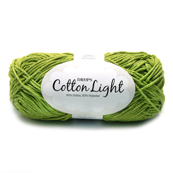 Drops Cotton Light Uni Colour 011 Appelgroen