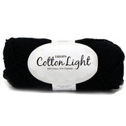 Drops Cotton Light Uni Colour 020 Zwart