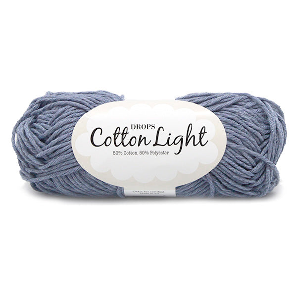 Drops Cotton Light Uni Colour 034 Denimblauw